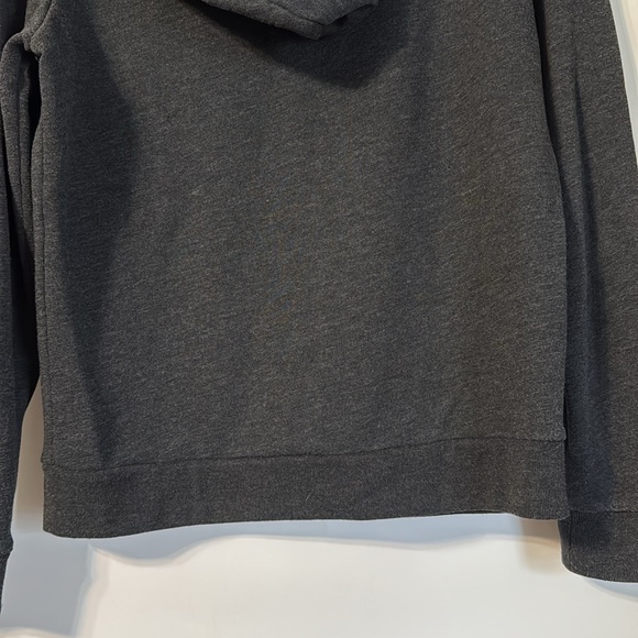PINK Victoria's Secret Everyday Lounge Full Zip Charcoal Plaid Hoodie Size M - Picture 11 of 14